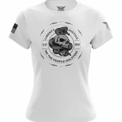 We The People Holsters Liberty And Justice Women's Short Sleeve Shirt Outlet
