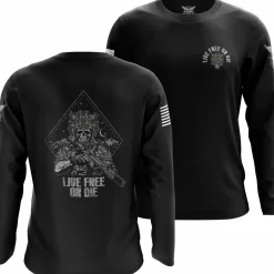 We The People Holsters Live Free or Die Long Sleeve Shirt Black Discount