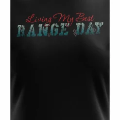 We The People Holsters Living My Best Range Day Women's Short Sleeve Shirt Black Sale