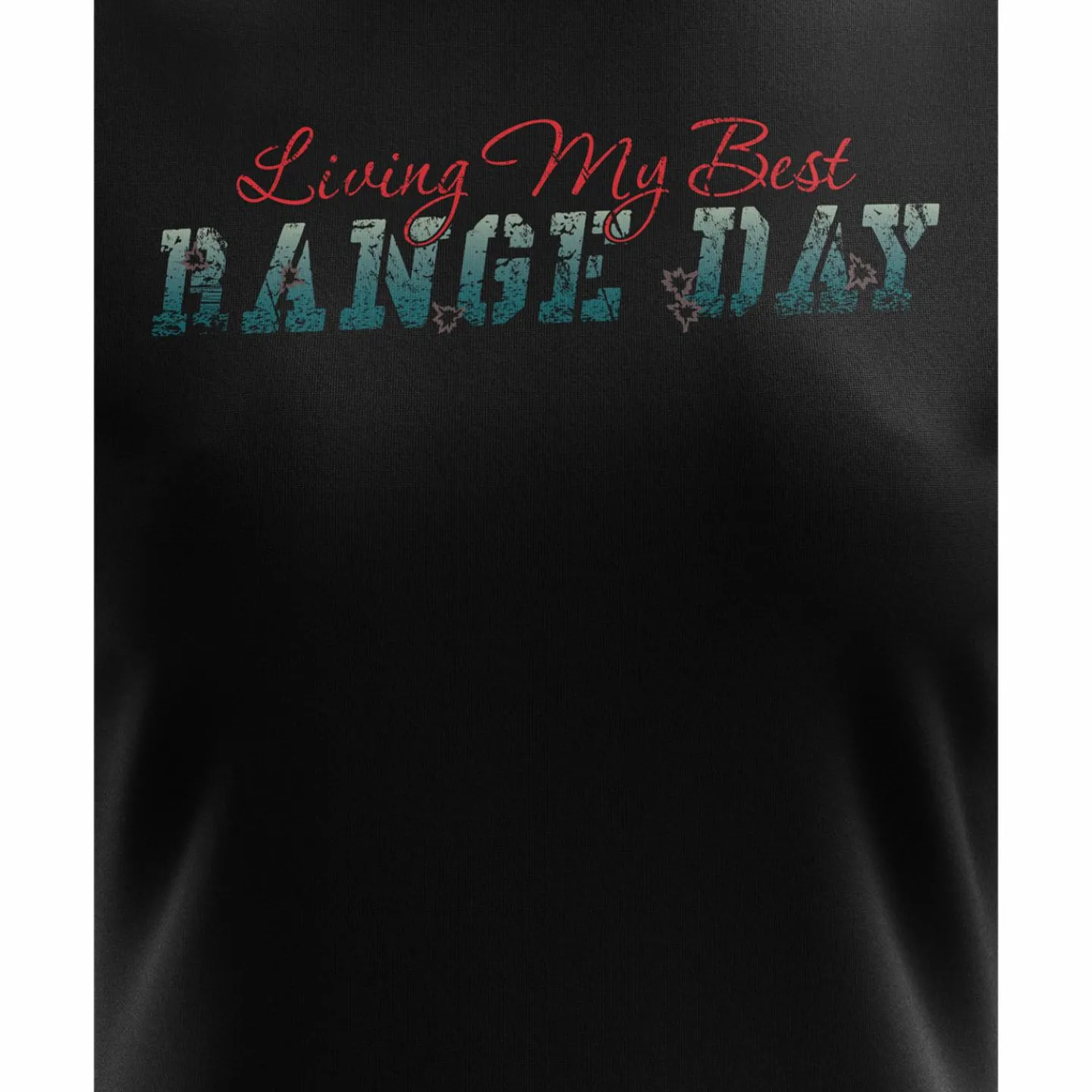 We The People Holsters Living My Best Range Day Women's Short Sleeve Shirt Black Sale