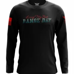We The People Holsters Living My Best Range Day Long Sleeve Shirt Black Outlet