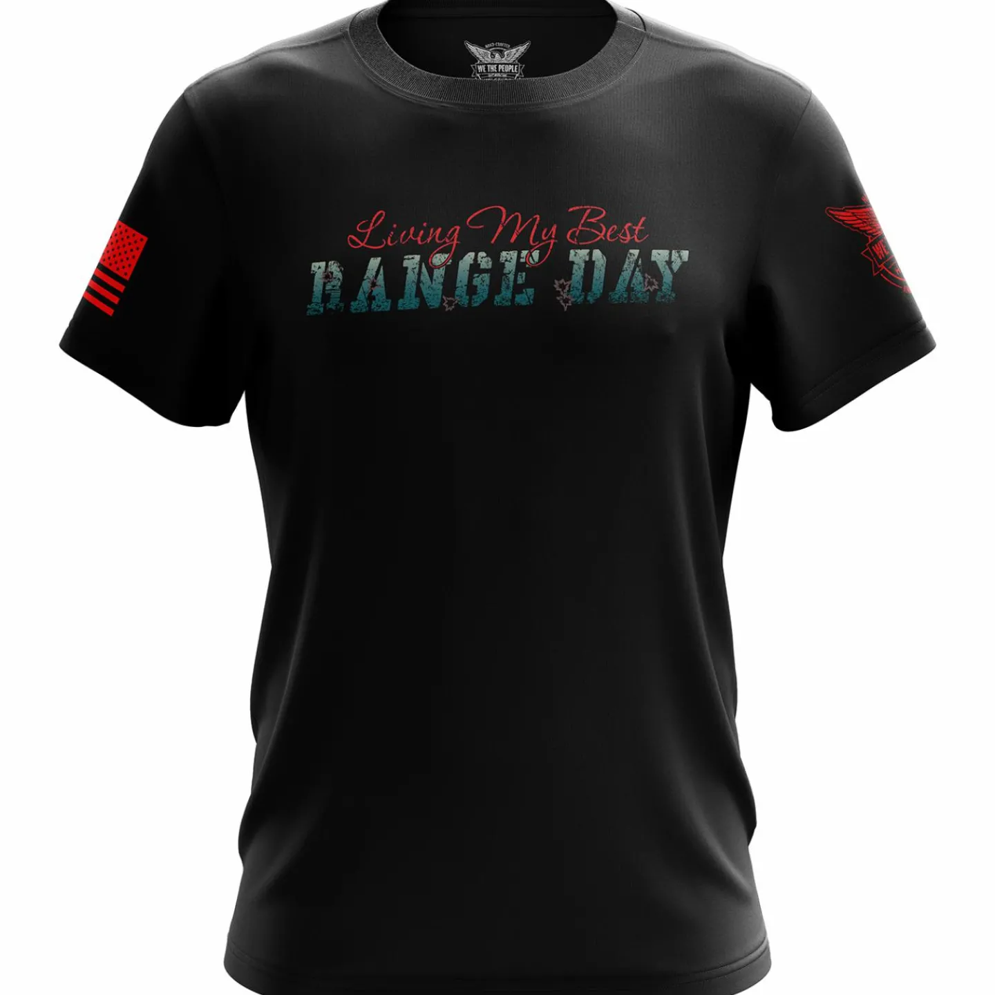 We The People Holsters Living My Best Range Day Short Sleeve Shirt Black