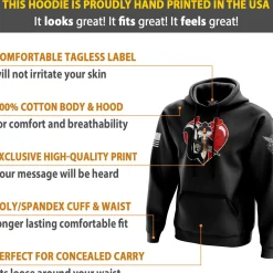 We The People Holsters Love Le Pew Hoodie Black Hot