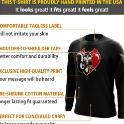 We The People Holsters Love Le Pew Long Sleeve Shirt Black Hot