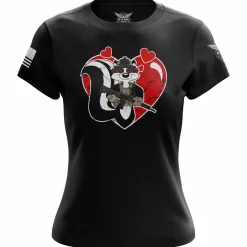 We The People Holsters Love Le Pew Women's Short Sleeve Shirt Black Discount
