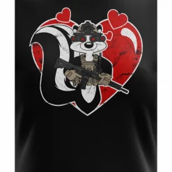 We The People Holsters Love Le Pew Women's Short Sleeve Shirt Black Discount