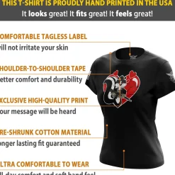 We The People Holsters Love Le Pew Women's Short Sleeve Shirt Black Discount