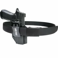 We The People Holsters Matte Reinforced Tactical Gun Belt with Ratcheting Buckle Black Hot