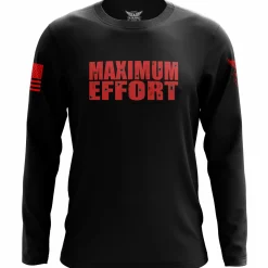 We The People Holsters Maximum Effort Long Sleeve Shirt Black Discount