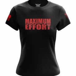 We The People Holsters Maximum Effort Women's Short Sleeve Shirt Black Hot
