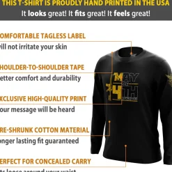 We The People Holsters May the 4th Long Sleeve Shirt Black