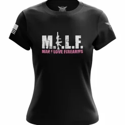 We The People Holsters M.I.L.F. V2 Women's Short Sleeve Shirt Black Best