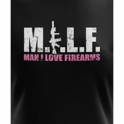 We The People Holsters M.I.L.F. V2 Women's Short Sleeve Shirt Black Best