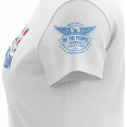 We The People Holsters M.I.L.F. Women's Short Sleeve Shirt White New