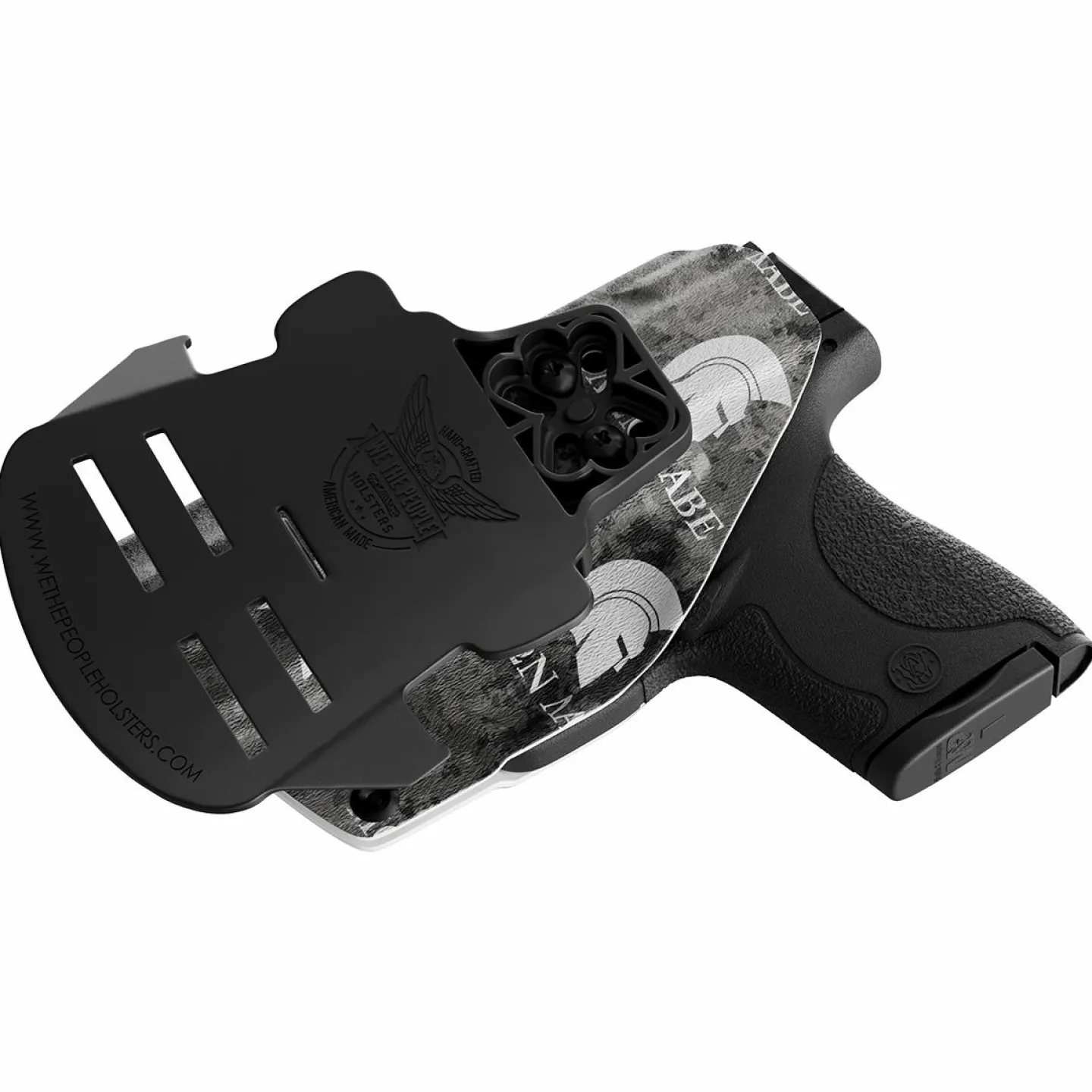 We The People Holsters Molon Labe Come and Take Them Kydex OWB Paddle holster Custom Designed Paddle Hot