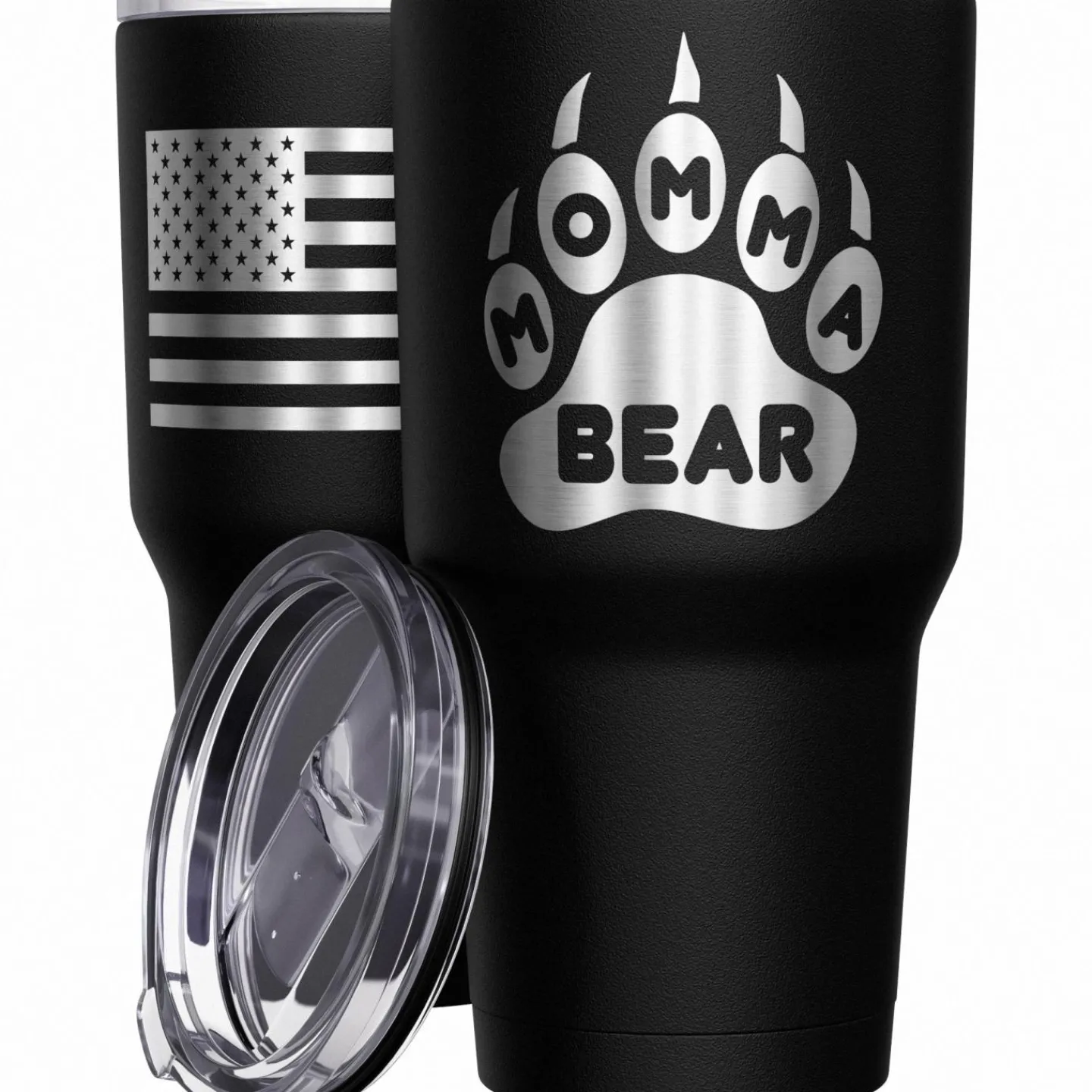 We The People Holsters Momma Bear Paw Stainless Steel Tumbler New