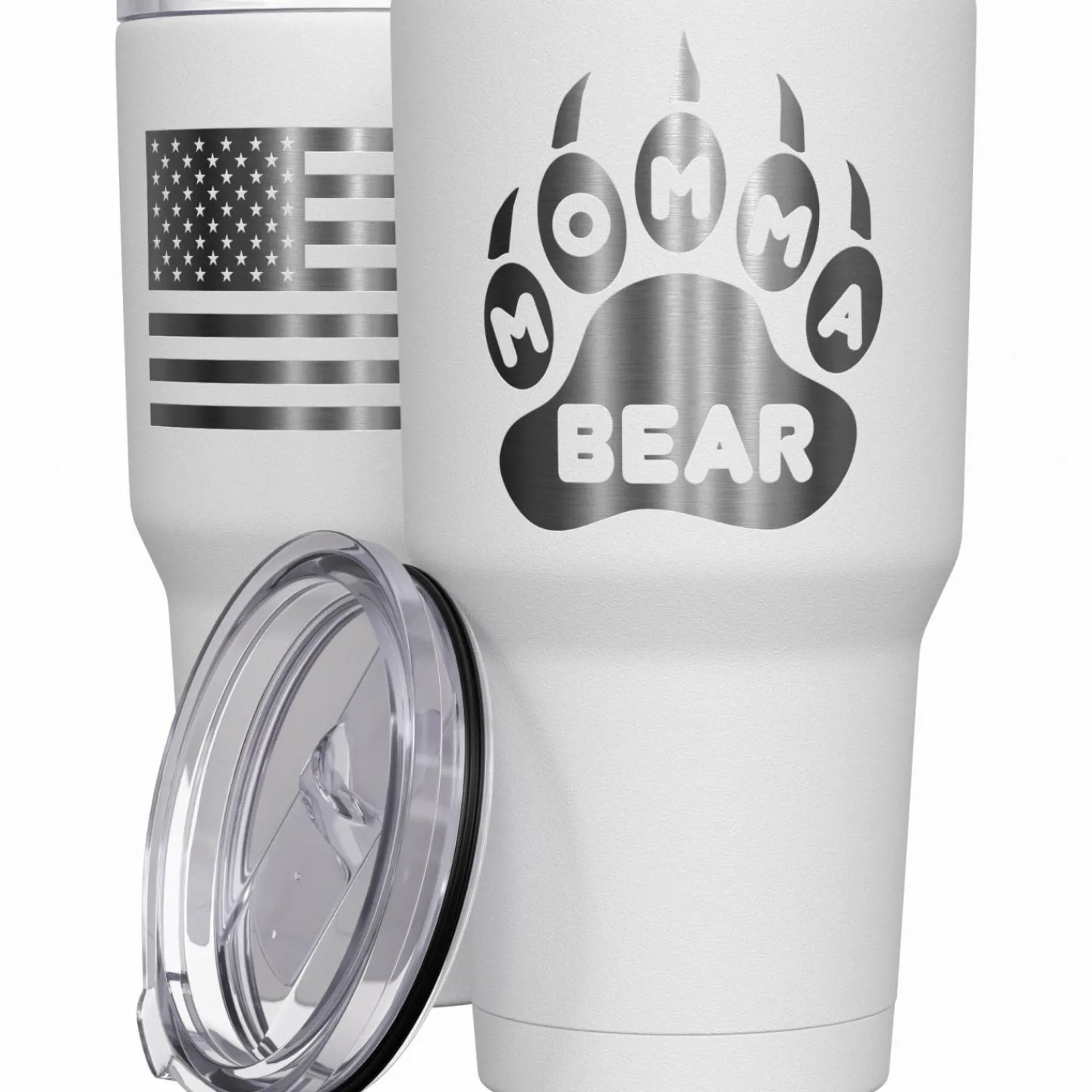 We The People Holsters Momma Bear Paw Stainless Steel Tumbler New