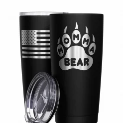 We The People Holsters Momma Bear Paw Stainless Steel Tumbler New