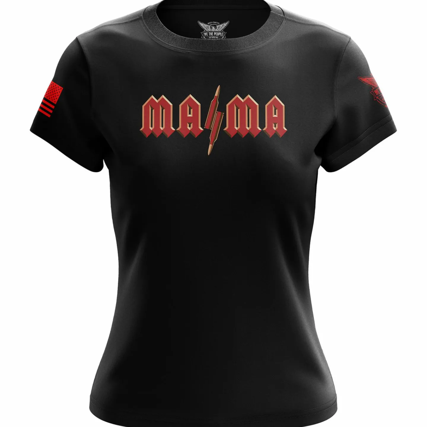 We The People Holsters Moms Rock Women's Short Sleeve Shirt Black Clearance