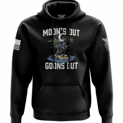 We The People Holsters Moon's Out Goons Out Hoodie Black Online