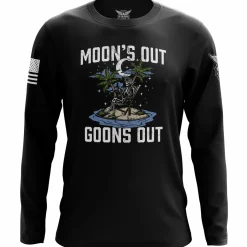 We The People Holsters Moon's Out Goons Out Long Sleeve Shirt Black Online