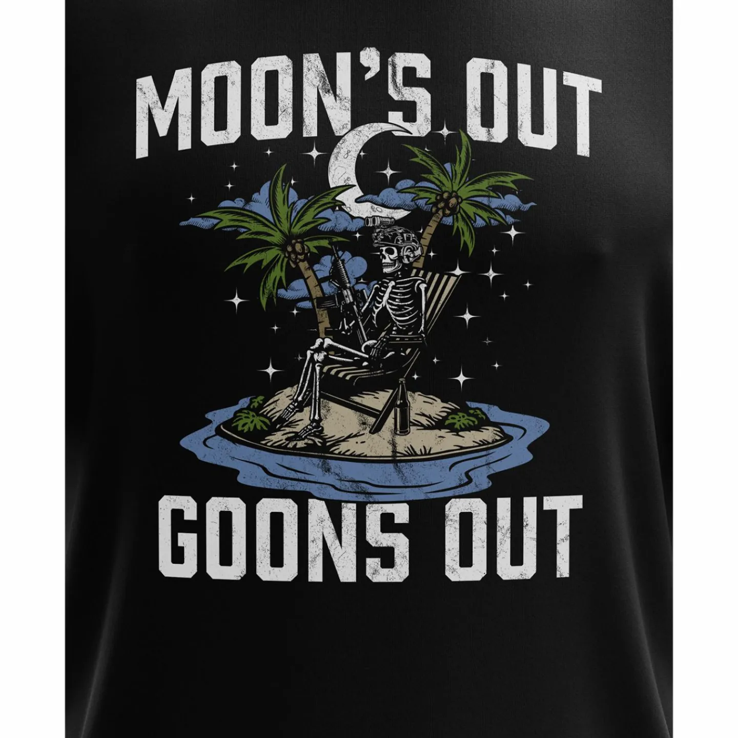 We The People Holsters Moon's Out Goons Out Short Sleeve Shirt Black Hot