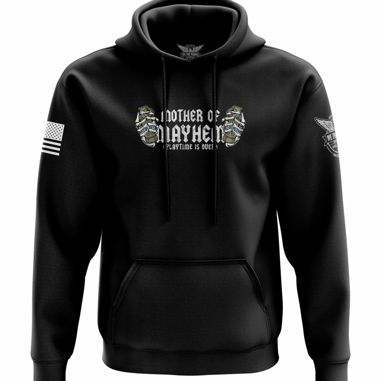 We The People Holsters Mother of Mayhem Hoodie Black Clearance