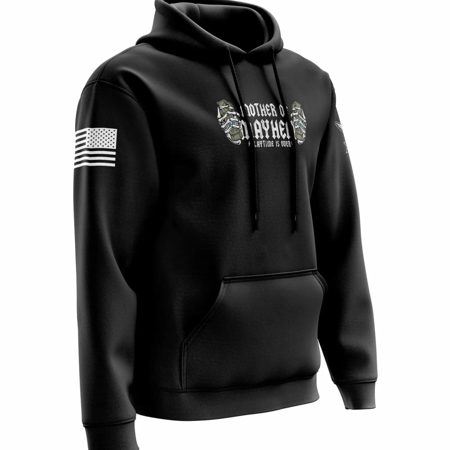 We The People Holsters Mother of Mayhem Hoodie Black Clearance