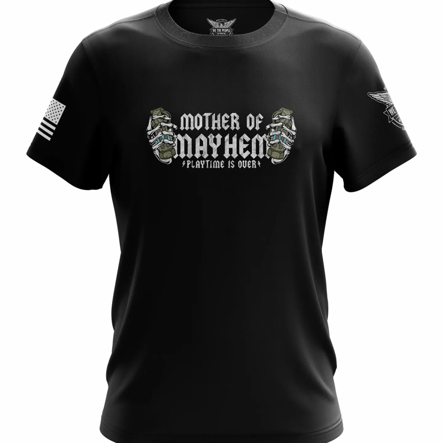 We The People Holsters Mother of Mayhem Short Sleeve Shirt Black Outlet