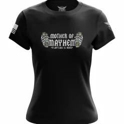 We The People Holsters Mother of Mayhem Women's Short Sleeve Shirt Black Sale
