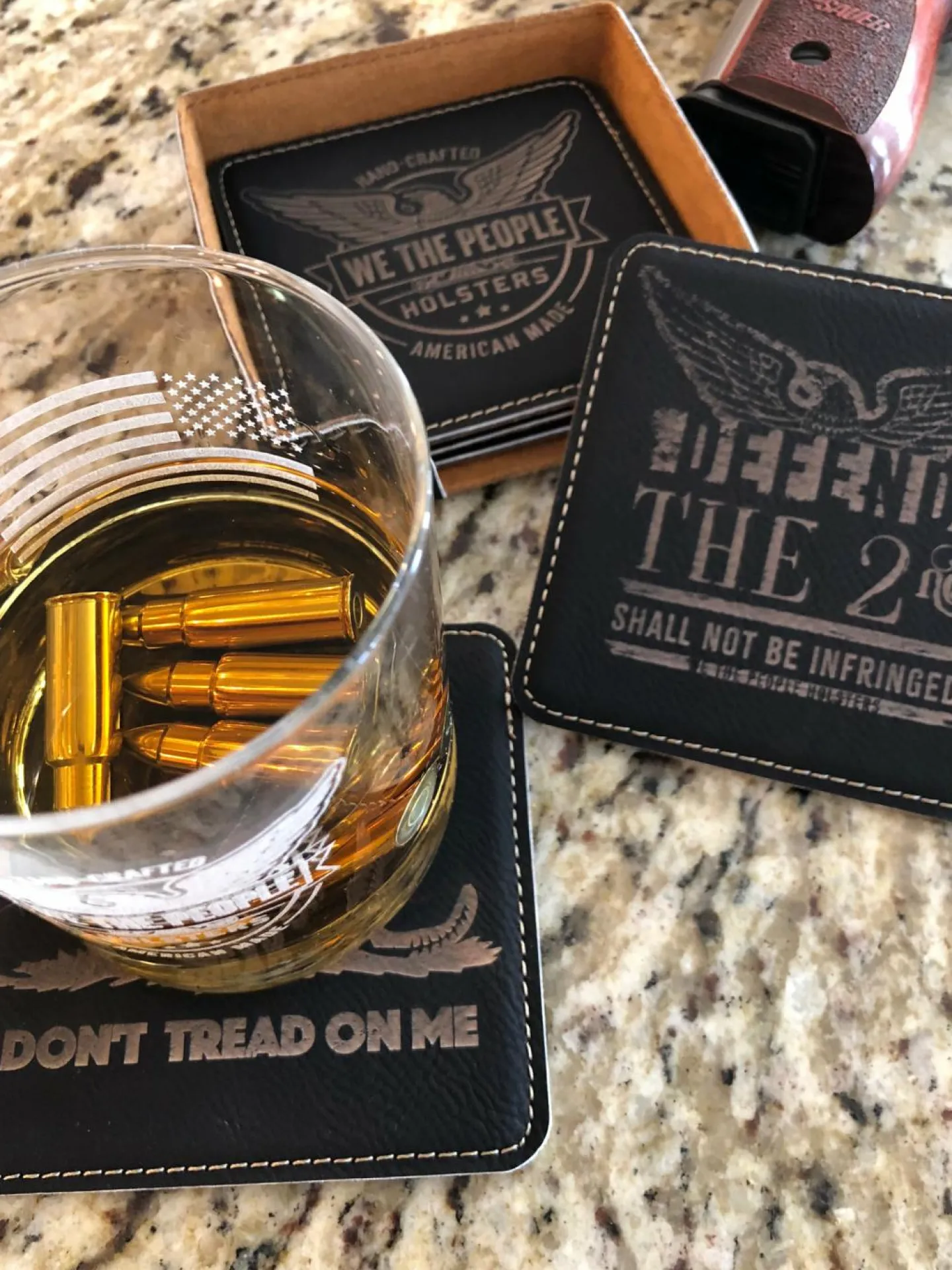 We The People Holsters 2nd Amendment Coasters by Sale