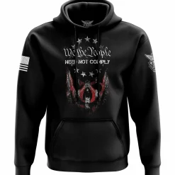 We The People Holsters Need Not Comply Hoodie Black Outlet