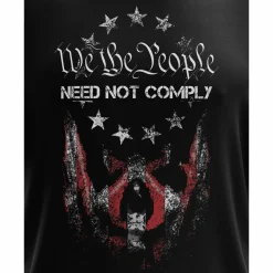 We The People Holsters Need Not Comply Short Sleeve Shirt Black Clearance