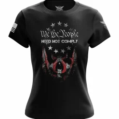 We The People Holsters Need Not Comply Women's Short Sleeve Shirt Black Best