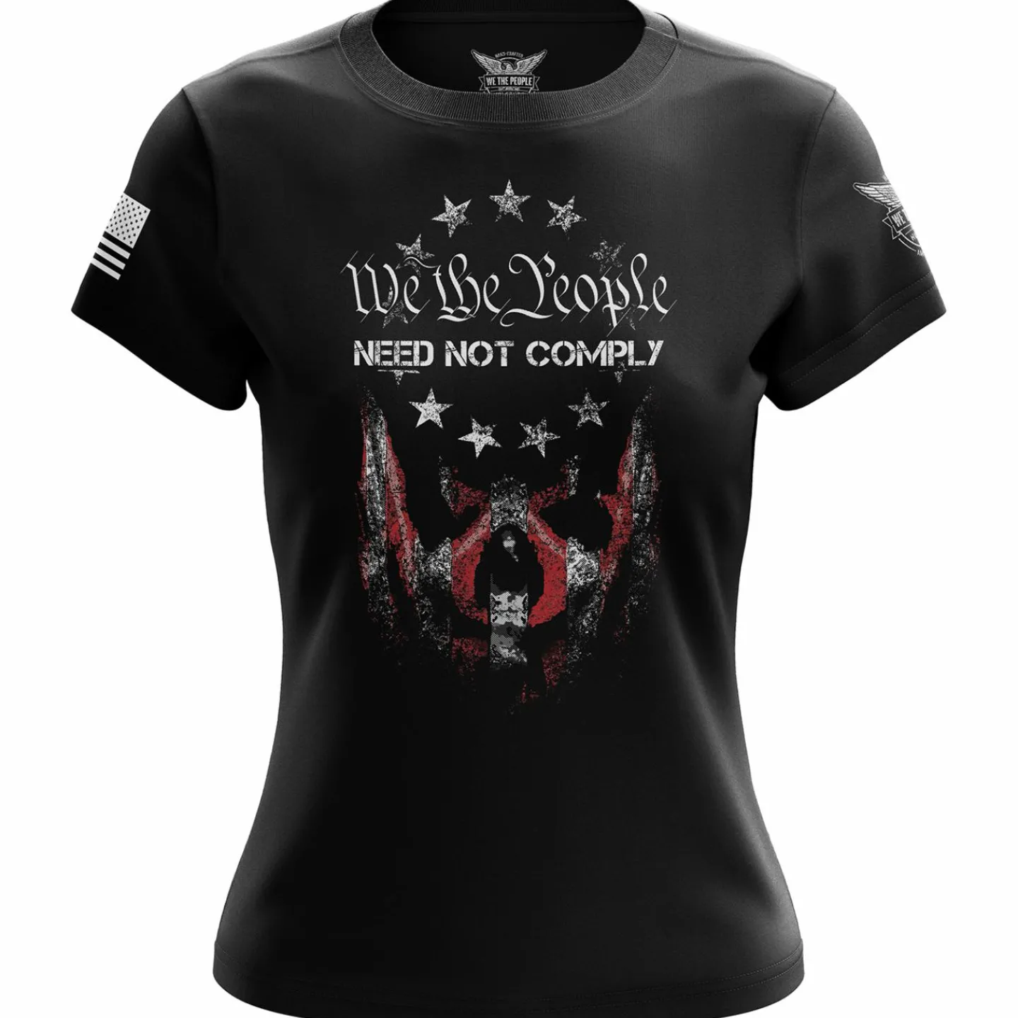 We The People Holsters Need Not Comply Women's Short Sleeve Shirt Black Best