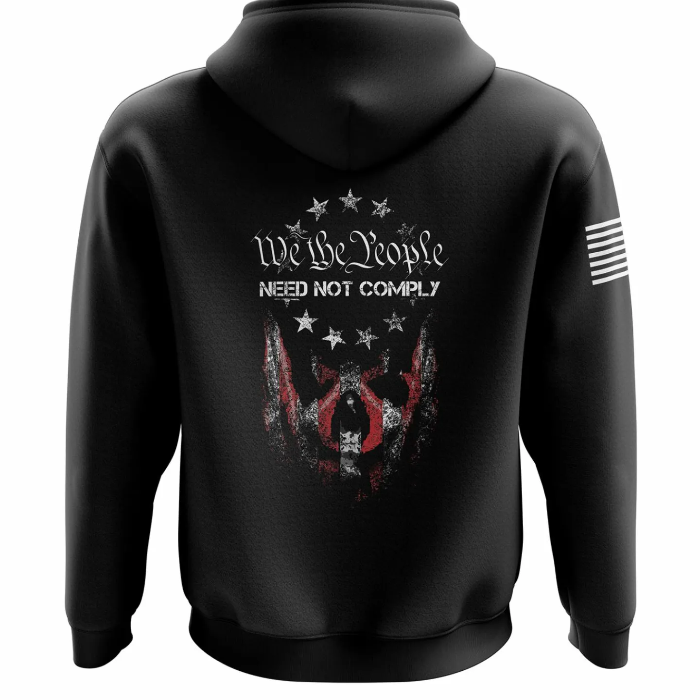We The People Holsters Need Not Comply Zip Up Hoodie Black Sale