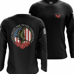 We The People Holsters Never Forgotten Long Sleeve Shirt Black Online