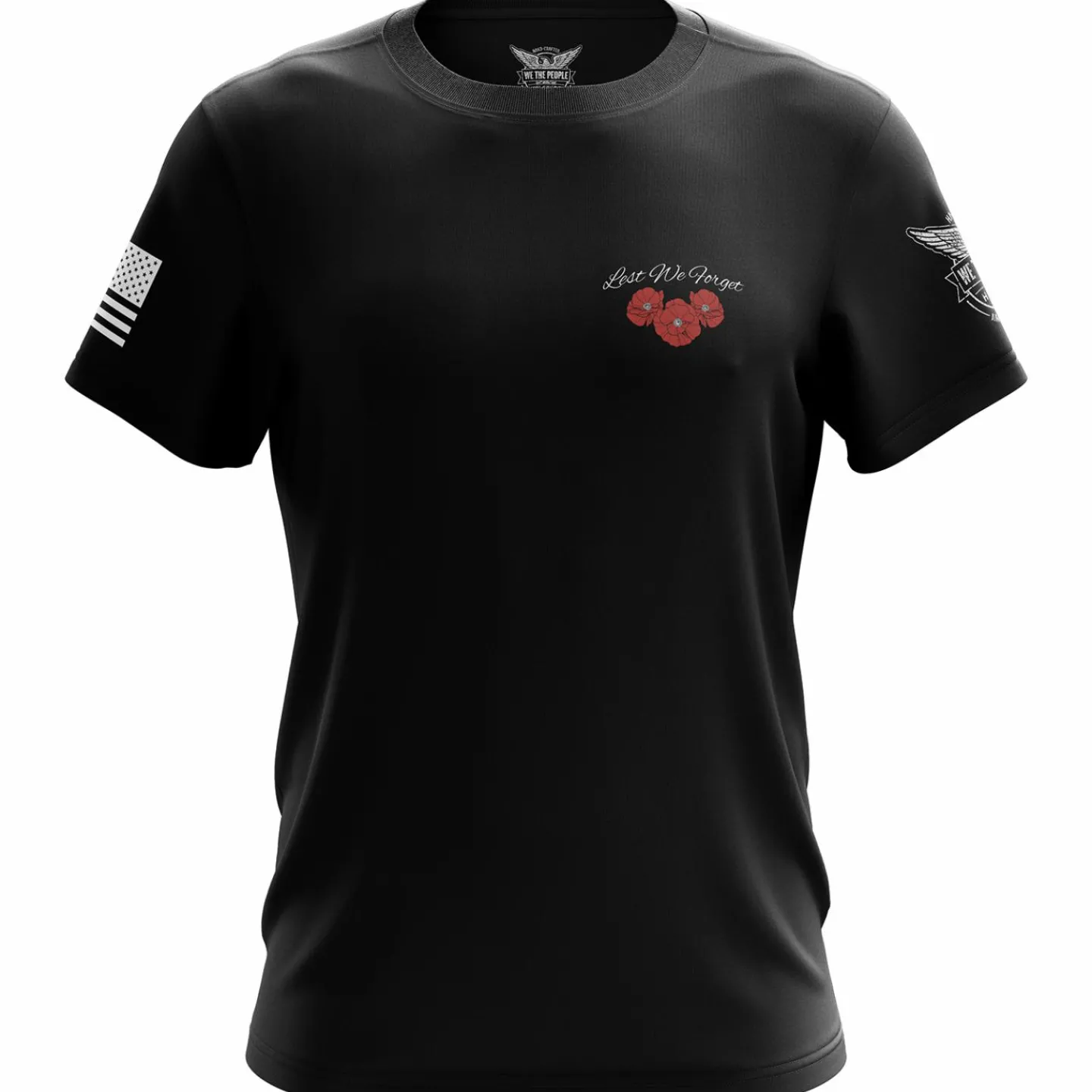 We The People Holsters Never Forgotten Short Sleeve Shirt Black
