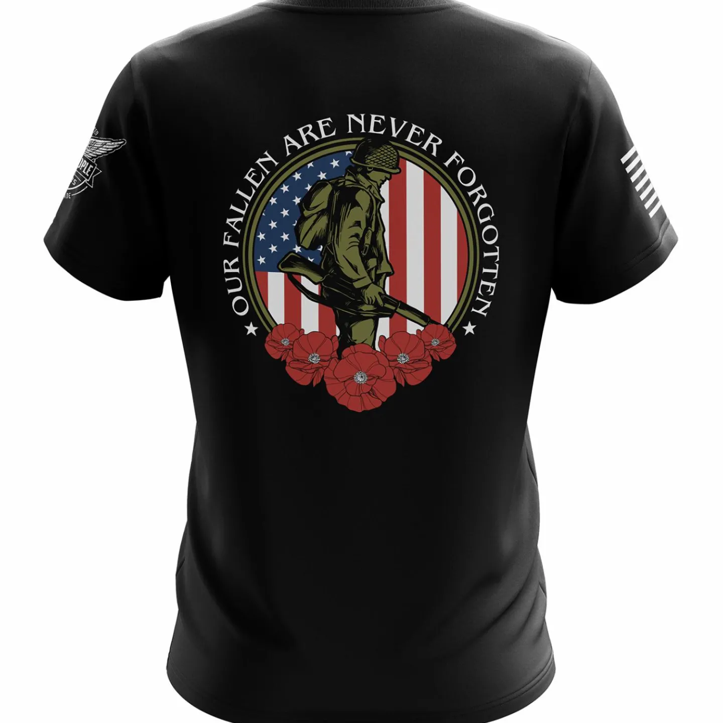 We The People Holsters Never Forgotten Short Sleeve Shirt Black