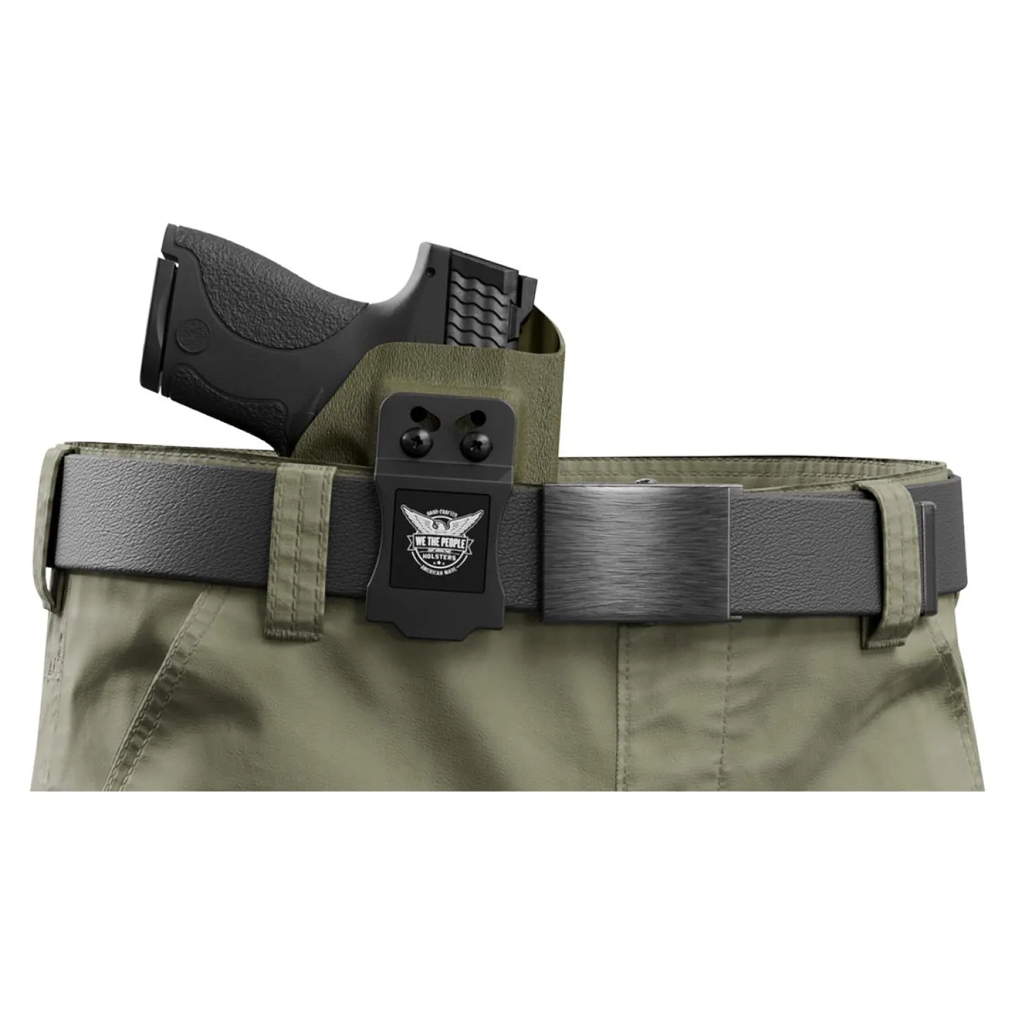 We The People Holsters Olive Drab Custom Printed Holster - IWB Kydex Holster Hot
