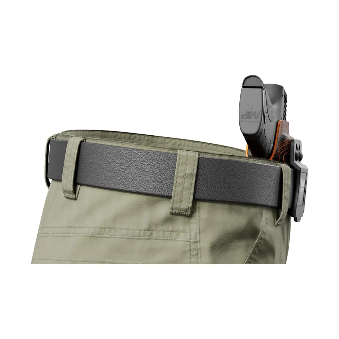 We The People Holsters Orange Topographic Map Custom Printed Holster - IWB Kydex Holster Best