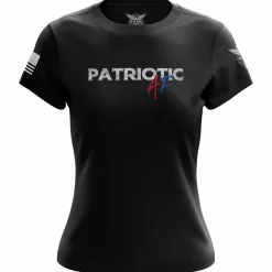 We The People Holsters Patriotic AF Women's Short Sleeve Shirt Black New