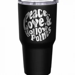 We The People Holsters Peace, Love, & Hollow Points Stainless Steel Tumbler New