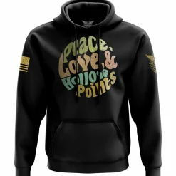 We The People Holsters Peace, Love, & Hollow Points Hoodie Black Sale