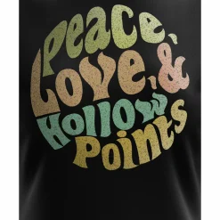 We The People Holsters Peace, Love, & Hollow Points Women's Short Sleeve Shirt Black Outlet