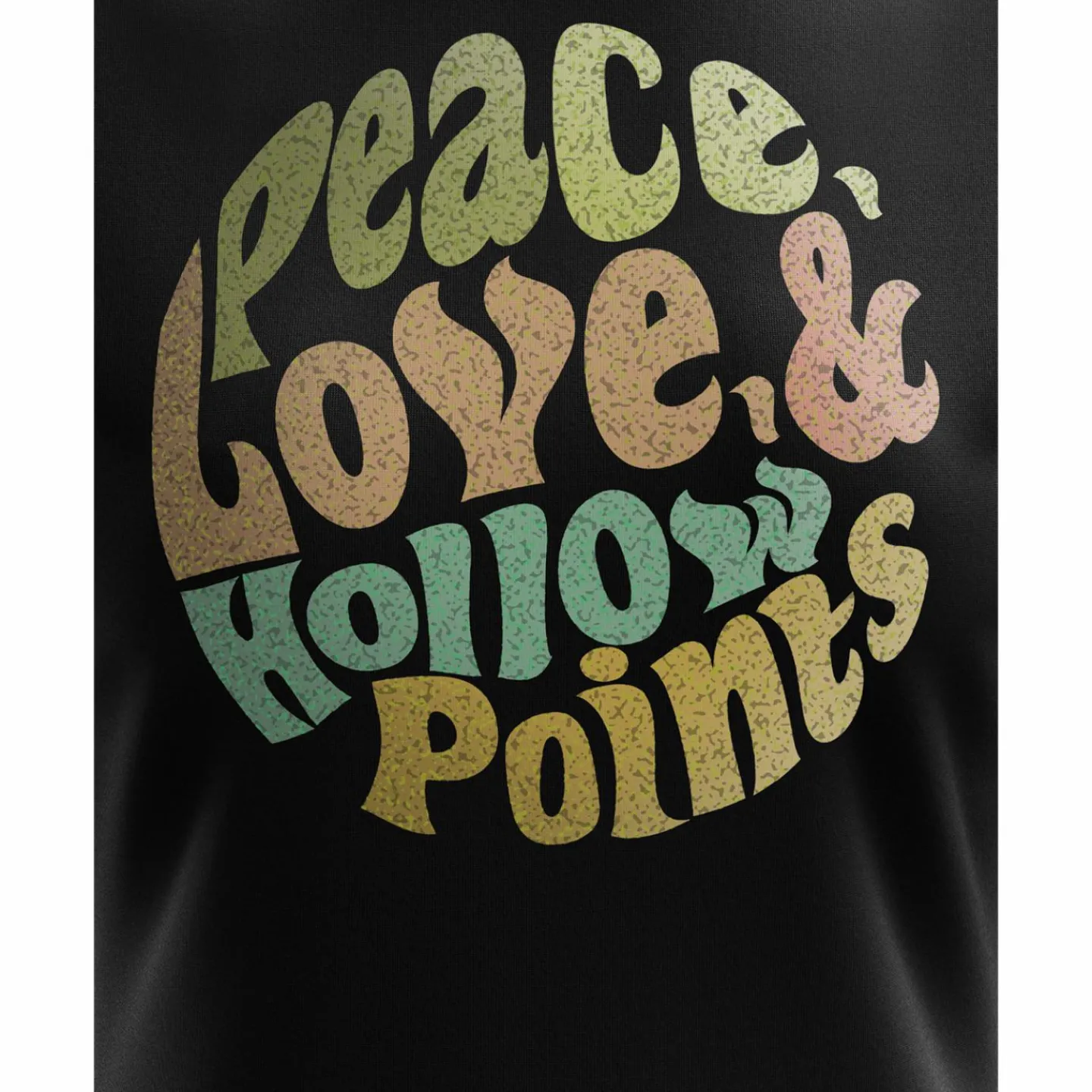 We The People Holsters Peace, Love, & Hollow Points Women's Short Sleeve Shirt Black Outlet