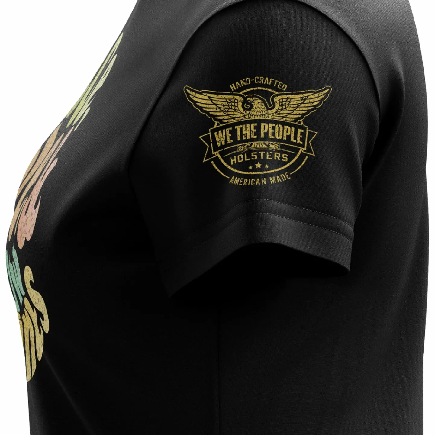 We The People Holsters Peace, Love, & Hollow Points Women's Short Sleeve Shirt Black Outlet
