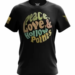 We The People Holsters Peace, Love, & Hollow Points Short Sleeve Shirt Black Best