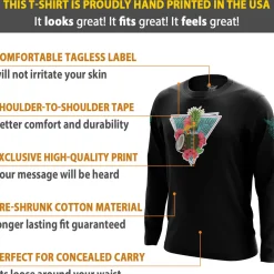 We The People Holsters Pina-Granada Long Sleeve Shirt Black Clearance
