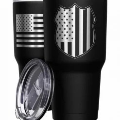 We The People Holsters Police Shield Stainless Steel Tumbler New